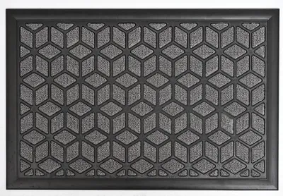 LUANCE Prostirka Long Island, PP/Guma, 40x60 cm, Siva