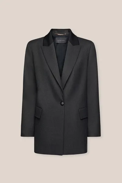 Elena Miro Ženski oversized sako, Sivi