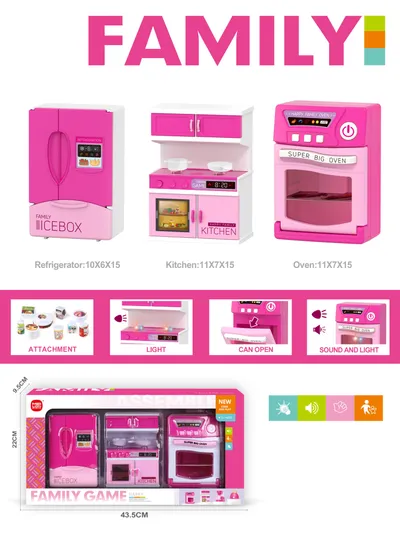 Kuhinjski set, Roze