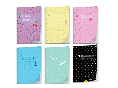 Octopus Notebook A5 52 liste, roze