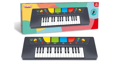 Elektronička klavijatura s 32 tipke i mikrofonom, Crna