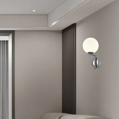 MASS Light Zidna lampa Campbell M011543, ML-2228-1W, Siva