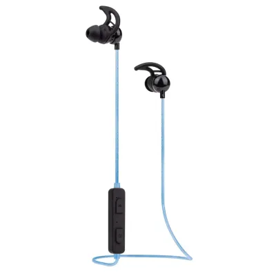 Manhattan Bežične Bluetooth sportske slušalice, LED svjetlo, Crno-plave