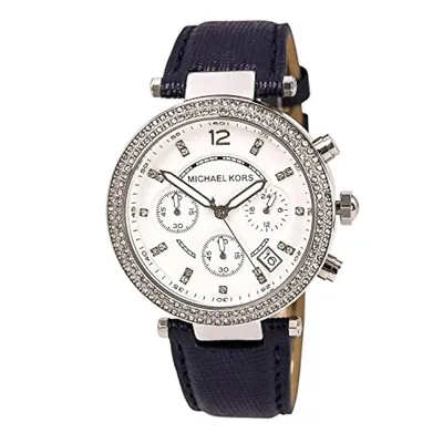 MICHAEL KORS Ženski ručni sat MK2293, Kvarcni mehanizam, Bijelo kućište, Teget