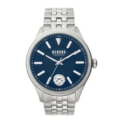 VERSUS VERSACE Muški ručni sat VSPHI0420, Kvarcni mehanizam, Plavo kućište, Srebrne boje
