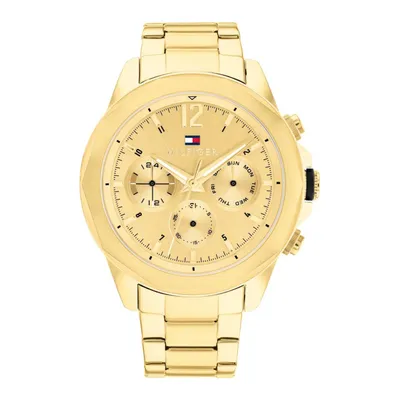 TOMMY HILFIGER Muški ručni sat TH1792060, Kvarcni mehanizam, Zlatno kućište, Zlatne boje