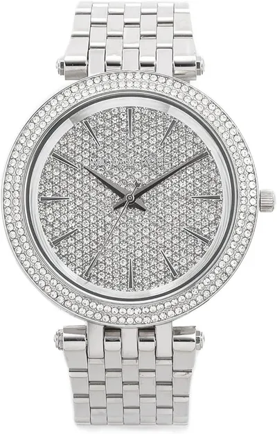 MICHAEL KORS Ženski ručni sat MK 3437, Kvarcni mehanizam, Bijelo kućište, Srebrne boje