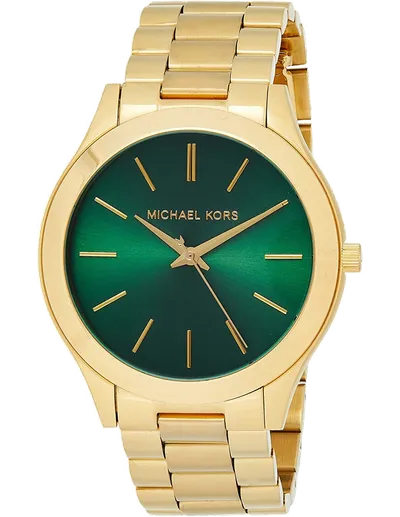 MICHAEL KORS Ženski ručni sat MK 3435, Kvarcni mehanizam, Zeleno kućište, Rose gold