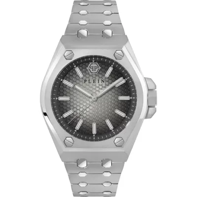 PHILIPP PLEIN Muški ručni sat PWPMA0124, Kvarcni mehanizam, Sivo kućište, Srebrne boje