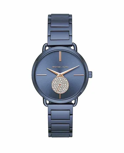 MICHAEL KORS Ženski ručni sat MK3680, Kvarcni mehanizam, Plavo kućište, Teget