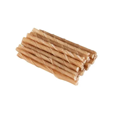 Poslastica za pse štapići za žvakanje od goveđe kože, 125 gr