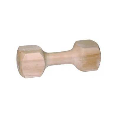 KERBL Drveni uteg za dresuru, 25cm, 650g, Smeđi