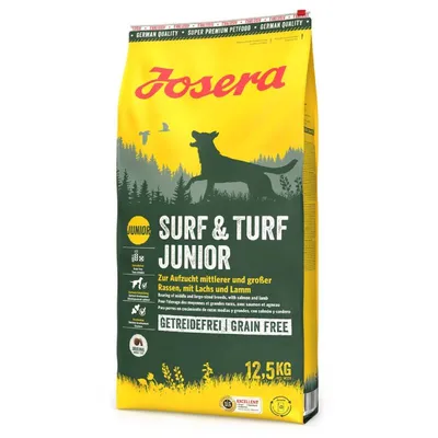 JOSERA Suha hrana za pse Junior, Janjetina i losos, 12.5 kg