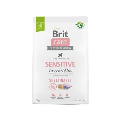 BRIT Suha hrana za pse Sustainable Sensitive, Riba, 3kg