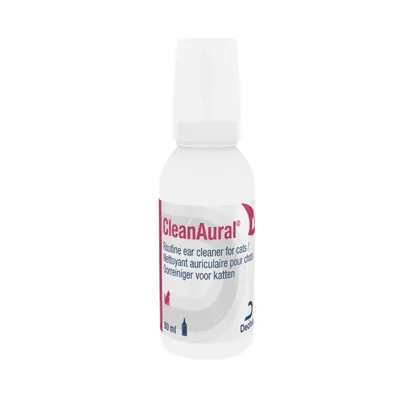 DECHRA Tekućina za ispiranje ušiju mačaka Clean Aural Cat, 50 ml
