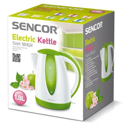 Sencor Kuhalo za vodu SWK 1811GR, Zeleno-bijelo
