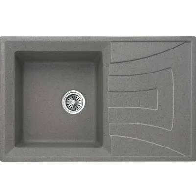 Inter Ceramic Sudopera Alpaka, 50x78x20 cm, Siva