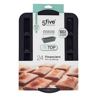 Five Silikonski kalup Financier, 24 Komada