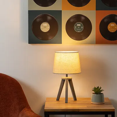 Atmosphera Lampa Mini, 30.5 cm, Ivory