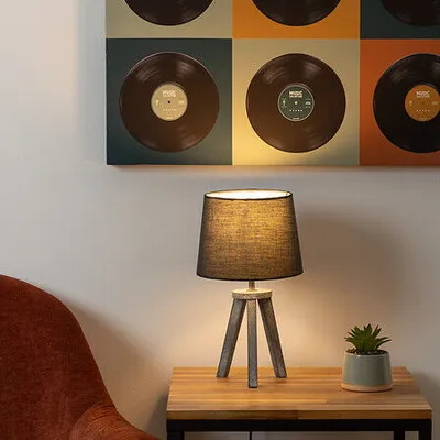 Atmosphera Lampa Mini, 30.5 cm , Siva