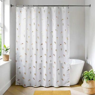 Tendance Zavjesa za kadu sa alkama Chayton, 180x200 cm, Bijela