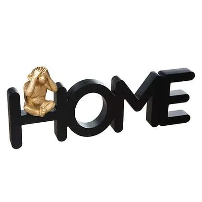Atmosphera Ukras Home, 37.3x6x16, Crni