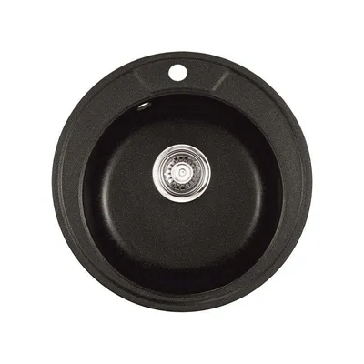 Inter Ceramic Sudopera Alpaka, 49x49x20 cm , Crna