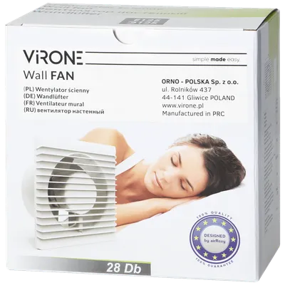 Virone BF-125/HT Ugradbeni Aspirator za ventilaciju