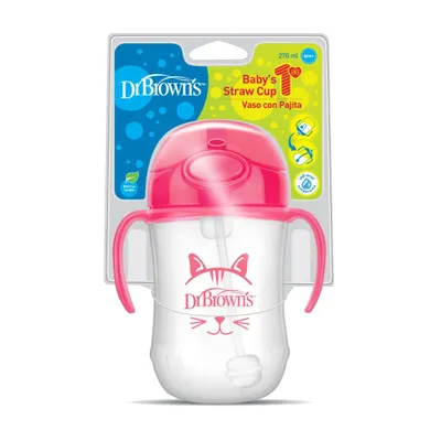 DrBrowns Trening čaša Tc91011, 270ml, Roze