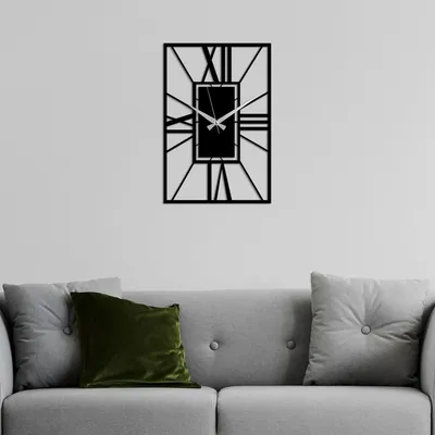 Wallity Zidni sat Prugasti, 49x33 cm, Crni
