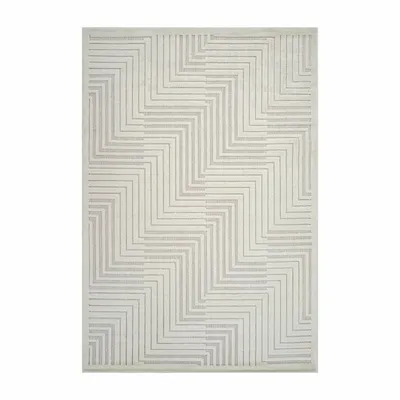 Karaca Tepih 7/24 Skandinav Kutak, 120x180 cm, Bijeli