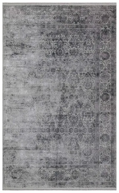 Millery Tepih Verona VRD01, 80x150 cm, Tamnosiva