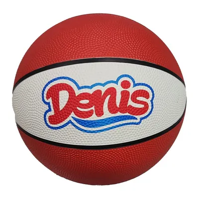 Denis Košarkaška lopta, 23 cm, veličina 7, Crveno-bijela