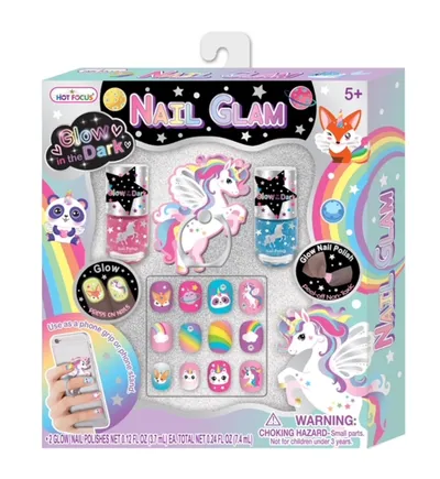 Hot Focus Set za nokte Nail Glam Glow