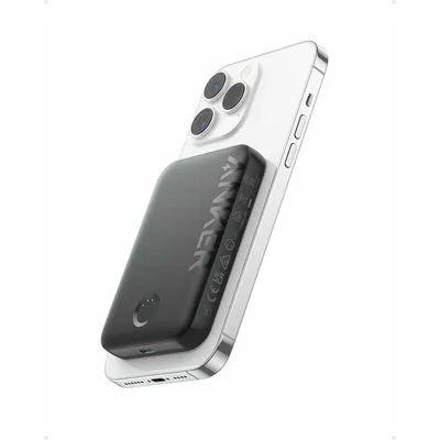 ANKER Prijenosna baterija 5000 mAh MagSafe 321, crna