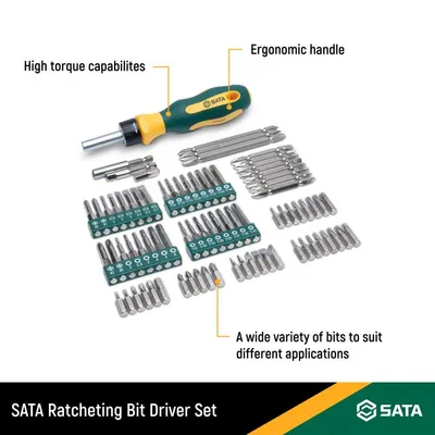 Sata Bit Box Set 80 Komada S Izvijačem Za Bitove ST09326SJ