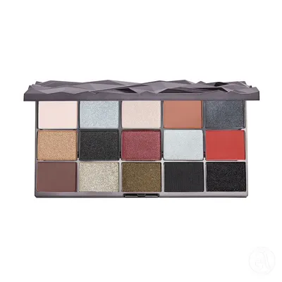 Makeup Revolution Paleta sjenki Glass Black Ice, 16.5g