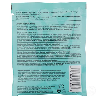 Hask Balzam za dubinsku revitalizaciju kose, Kokosovo ulje, 50ml