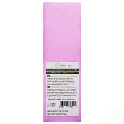 Spa Natural Set od 100 Traka za depilaciju SN24 ,Roze