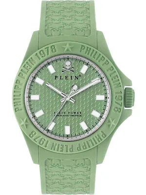 PHILIPP PLEIN Ženski ručni sat PWKAA0221, Kvarcni mehanizam, Zeleno kućište, Zeleni