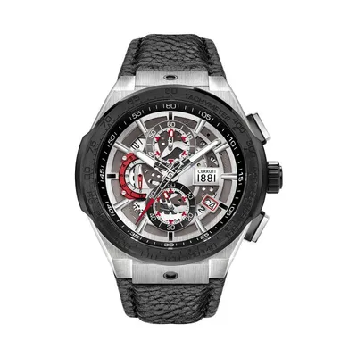 CERRUTI 1881 Muški ručni sat Ruscello CRA30801, High-Performance Kvarcni mehanizam, Sivo kućište, Sivi