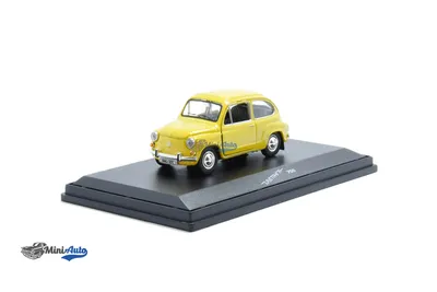 MINI AUTO Kolekcionarski autić - Zastava 750 1970, Žuta