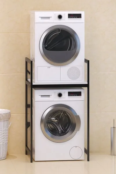Hanah Home Polica za mašinu za pranje veša C7, Crna