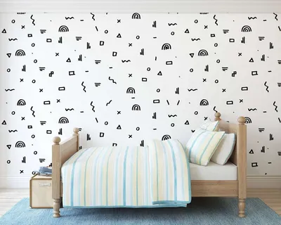Wallity Tapeta za zid MDK-00124, 100x100 cm, Šarena