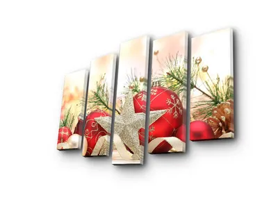 Wallity Set slika 5PATNOEL-3, 105x70 cm, 5 dijelova