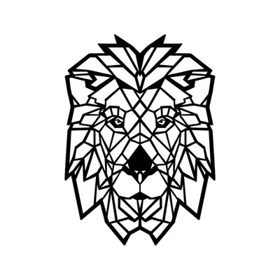Wallity Zidna dekoracija Aslan, crna