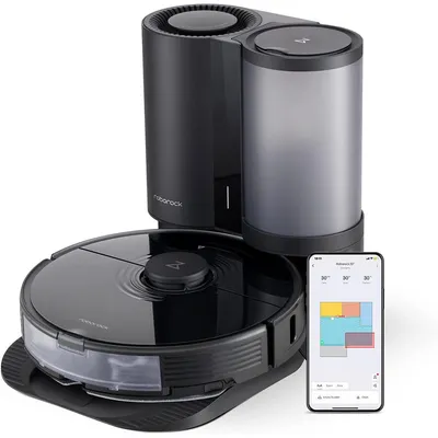 Roborock Robot usisivač S7 Plus, Korišten, Crni