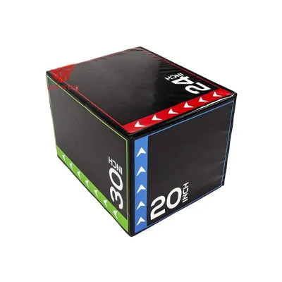 Kutija za skok Jump box, 75x60x50cm, Crna