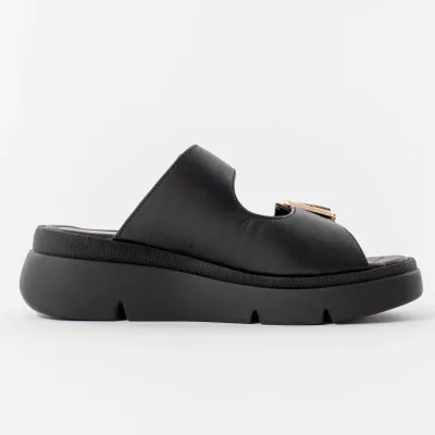 Scholl Ženske papuče Bali Buckle, Crne