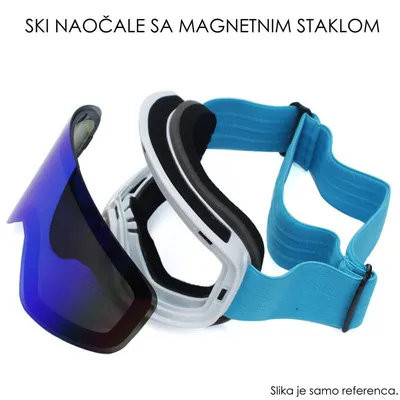 Giga  Ski naočale sa magnetnim staklom Sive